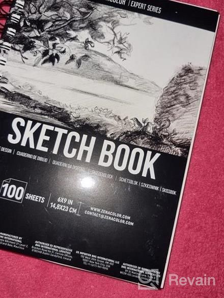 img 1 attached to Complete Sketch Kit For Beginners Or Professional - 8 Drawing Pencils, 3 Charcoal Pencils, 1 Graphite Pencil, 2 Charcoal Sticks, 100 Page Sketchbook, And Accessories - Ideal Gift For All Artists review by Jared Gopalan