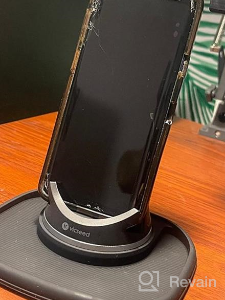 img 1 attached to Drive Safely And Securely With VICSEED'S Dashboard Phone Holder For IPhone 14 Pro Max And All Smart Phones & GPS! review by Matthew Rodenbaugh