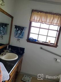 img 6 attached to 🛁 GERUIKE Набор ванной комнаты из нержавеющей стали в матовом черном цвете, 4 предмета, с 24-дюймовой полкой для полотенец - набор аксессуаров для ванной комнаты с креплением на стену