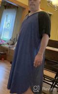 img 1 attached to 💤 Comfortable Ekouaer Men's Nightshirt Pajamas for a Cozy Lounge and Sleep review by Terry Moore