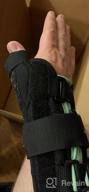 img 1 attached to Thumb Spica Wrist Brace - Aircast A2 Support For Improved Comfort And Stability review by Christopher Shavers