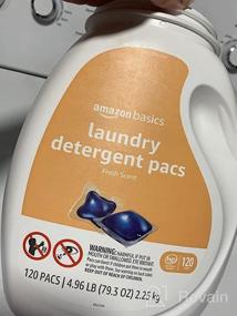 img 7 attached to Amazon Basics Laundry Detergent Pacs, Free & Clear, Hypoallergenic, Free Of Perfumes Clear Of Dyes, 120 Count (Previously Solimo)