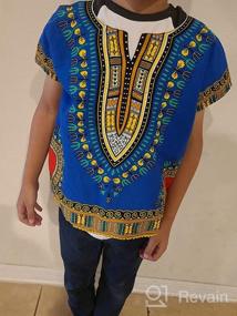 img 6 attached to Add Vibrant Style to Your Boy's Wardrobe with RaanPahMuang's Dashiki Tassel Tops, Tees & Shirts - Featuring Pockets & an Array of Colors!