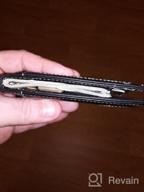 картинка 1 прикреплена к отзыву RFID Blocking Cowhide Leather Bifold Wallet For Men - 2 ID Windows от David Hansen