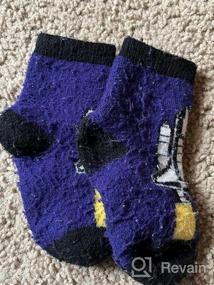 img 7 attached to FNOVCO Children's Winter Warm Wool Socks - 6 Pairs - Kids Boys Girls Animal Print Socks