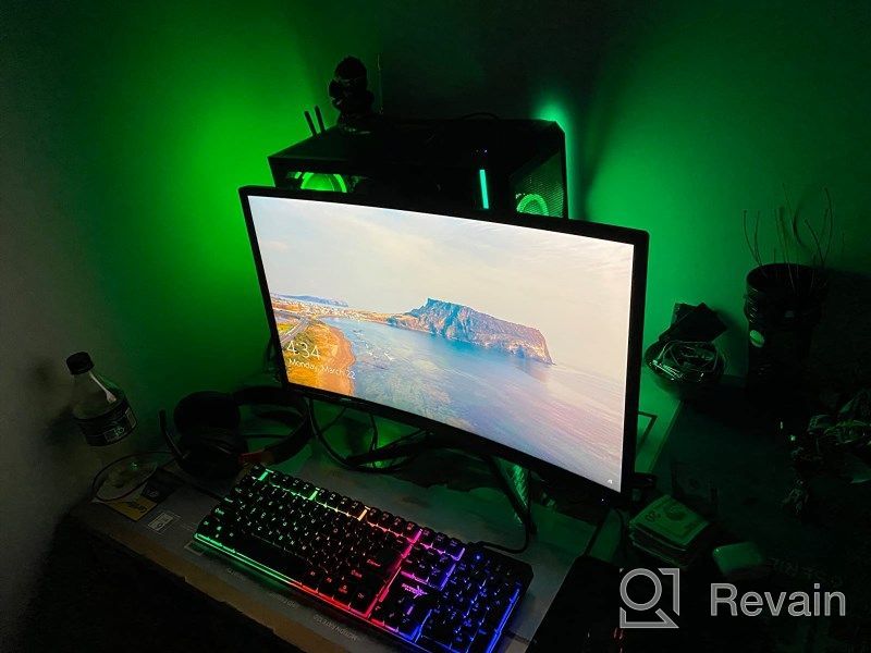 img 1 attached to 🖥️ MSI Optix G241VC 23.6" FreeSync Non-Glare Monitor, Ultrawide 1920x1080, 75Hz, Adaptive Sync, Curved Display, Tilt Adjustment review by Kelz Drakh