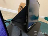 img 1 attached to ROADOM 4K Portable Monitor with FreeSync - Dual Type-C, 15.6", 3840X2160 Ultra HD Display - Ideal for Gaming and Work - Model Z1-7 review by Jeff Parrish