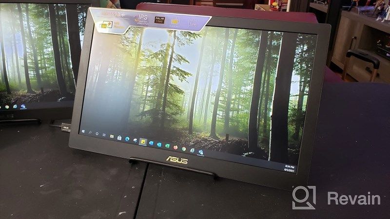 img 1 attached to ASUS ZenScreen MB166C: 15.6" Portable Monitor with Anti Glare Screen, Flicker-Free & Blue Light Filter - Ideal for Productivity and Entertainment review by Ken Wiechman