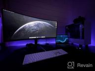img 1 attached to Monoprice Curved Ultrawide Gaming Monitor 34", 165Hz, Adaptive Sync, ‎142772 review by Steven Webb