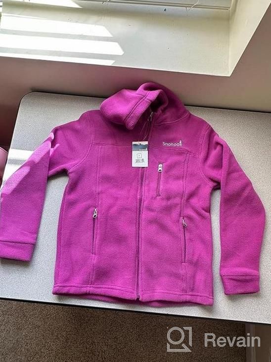 img 1 attached to Toddler Boys & Girls Fleece Zip-Up Hoodie Jacket: Snonook Kids' Cozy Outerwear! review by Serotonin Collazo