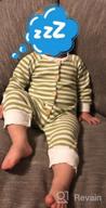 img 1 attached to Adorable Cotton One Piece Ruffle Romper For Fall/Winter - HZYKOK Newborn Baby Boy Girl Clothes review by Duane Hayes
