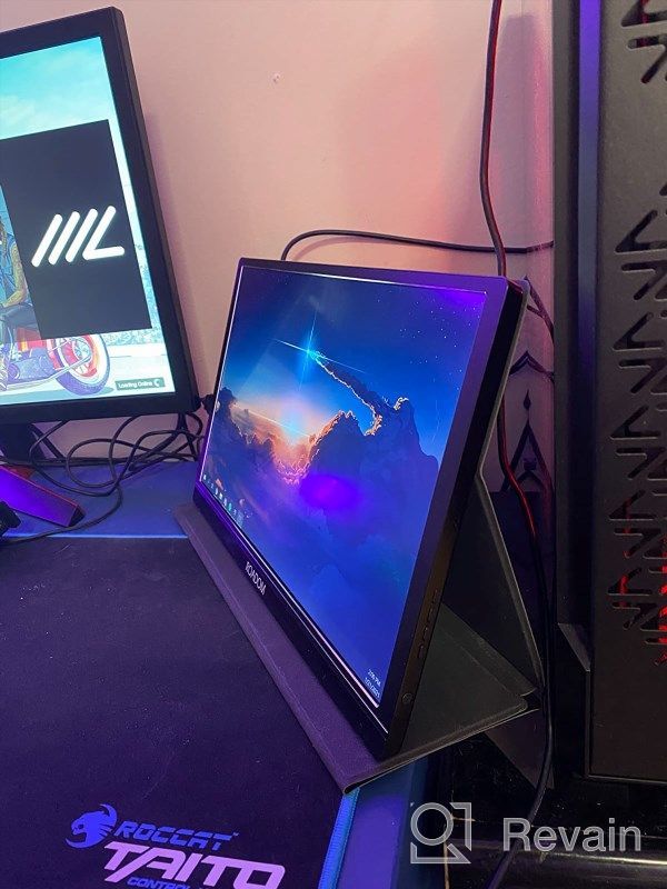 img 1 attached to ROADOM 4K Portable Monitor with FreeSync - Dual Type-C, 15.6", 3840X2160 Ultra HD Display - Ideal for Gaming and Work - Model Z1-7 review by Chris Freeman