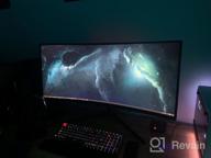 img 1 attached to Monoprice Curved Ultrawide Gaming Monitor 34", 165Hz, Adaptive Sync, ‎142772 review by Kevin Weeman