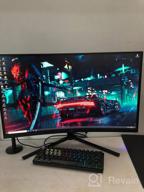 img 1 attached to Deco Gear DGVM27AB Curved Monitor with 2560x1440 Resolution, HDR, Adjustable Height review by Adam Lombardi