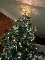 картинка 1 прикреплена к отзыву UL Certified Christmas Tree Topper Lights, 10 Warm White Xmas Star Plug-In 9” Treetop Decorations For Indoor Home Party от Bob Moonin