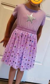 img 5 attached to Sparkling Little Purple Girls' Clothing and Dresses by DaniChins: Layered Glamour for Every Occasion