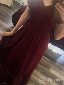 img 8 attached to Renaissance-Style Boho Lace Trim Dress By Anna-Kaci