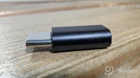 img 9 attached to Адаптер переходник MicroUSB (F) - Type-C (M) GSMIN Cay (Черный)