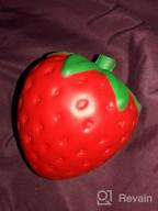 img 1 attached to 4.7" Jumbo Squishies: Slow Rising Kawaii Scented Strawberry Stocking Stuffers review by Aaron Moore