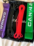 img 1 attached to Get Fit Now With CANWAY Pull Up Assistance Bands - Resistance Band Set For Powerlifting, Training & More! review by Kenneth Foster
