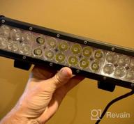 img 1 attached to GOOACC 12Inch 72W LED Light Bar With 2PCS 4 Inch 18W LED Pods And Off Road Wiring Harness - Ideal For Truck, Golf Cart, SUV, ATV, UTV, And Boat - 2 Year Warranty review by Jason Maciel