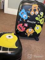 img 1 attached to Goplus Kids Luggage Set - 2PC 12" & 16" Lightweight Spinner Suitcases For Boys And Girls Travel Carry Ons. review by Christina Pacheco