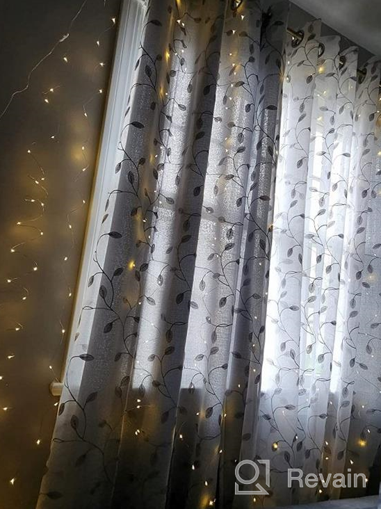 img 1 attached to White LED Curtain Lights With 300 LEDs, 8 Modes, USB & Remote - Perfect For Home Decor, Weddings, Parties, Halloween & Christmas Wall Or Window Decorations In The Bedroom Or Living Room. review by Steve Linquist