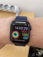 img 1 attached to Apple Watch Series 6 (44mm) GPS + Cellular - (Product) RED Aluminum Case with (Product) RED Sport Band review by Li Mei ᠌