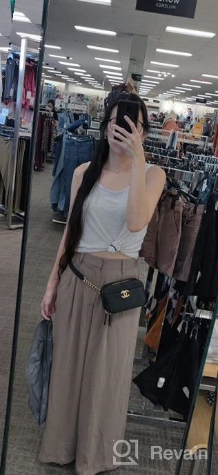 img 1 attached to Stylish And Comfortable Women'S High Waist Wide Leg Palazzo Pants - Regular Size review by Ronald Messina