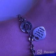 img 1 attached to Heavenly Remembrance Bracelet: Memorial Jewelry Sympathy Gift, Keeping a Piece of My Heart in Heaven (HBR-HeartHeaven) review by Wendy Smith
