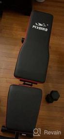 img 5 attached to Newly Upgraded Foldable Strength Training Bench For Home Gym - FLYBIRD Adjustable Weight Bench