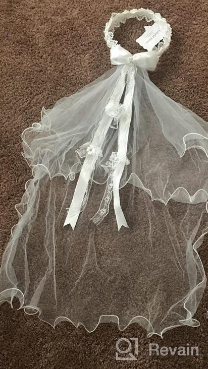 img 1 attached to 👰 Colorful House Wedding Headpiece: Perfect Girls' Accessory for First Communion Veils review by Constance Bingham
