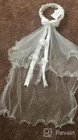 img 7 attached to 👰 Colorful House Wedding Headpiece: Perfect Girls' Accessory for First Communion Veils