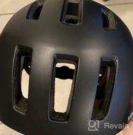 img 1 attached to Vibrelli Urban Bike Helmet For Men And Women With Detachable Reflective Visor - Unisex Adult Commuter Bicycle Helmet review by Aaron Allen