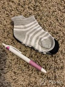img 7 attached to 6/12 пар противоскользящих носков для малышей, нескользящие носки до щиколотки с ручками для малышей, для мальчиков и девочек - Jamegio