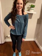 img 1 attached to Women'S Sexy Relaxed Fit Long Shirt Sweater - Dark Green (Size S) review by Trey Dikici