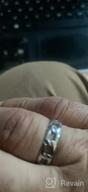 картинка 1 прикреплена к отзыву Серебряное кольцо Silvora в стиле кельтский узел/цепочка кубинского звена - прочное винтажное кольцо-бандо бесконечности для женщин и мужчин - доступно в размерах 4-12. от Casey Vance