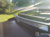 img 1 attached to AUTOSAVER88 50 Inch Curved LED Light Bar Triple Row, 648W 64800LM Off Road No-Foggy Lens Jeep Trucks Boats ATV Car Automotive Lighting review by Jeff Zamora