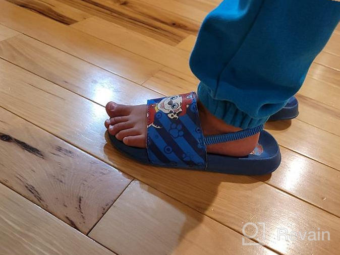 img 1 attached to Kids Unisex-Child Paw Patrol Slide Sandal (Toddler/Little Kid) by Josmo review by Mike Wieneke