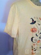 img 1 attached to Spooky T Shirts Women Halloween Doodles Shirt Hocus Pocus Gifts Halloween Graphic Tees 2021 Decor Tops review by Jasmine Ashford
