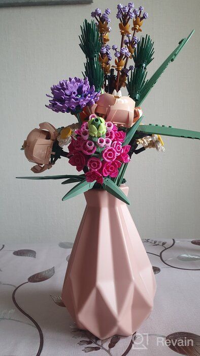 img 1 attached to 🌼 LEGO 10280 Flower Bouquet: Artificial Flowers Set for Adults, Decorative Home Accessories - Botanical Collection Idea for Enhanced SEO review by Mura Mura Chun ᠌