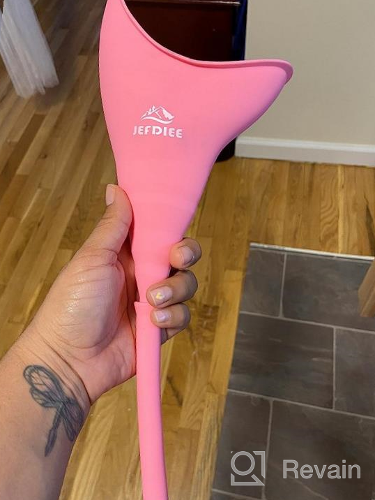 img 1 attached to JefDiee Female Urination Device: Stand And Pee With This Reusable Silicone Urinal - Ideal For Camping, Hiking And Outdoor Activities! review by Chris Wilson