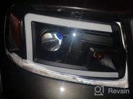 img 1 attached to 2004-2008 FORD F150 Headlight Assembly Replacement With Amber Reflector And Black Housing - OEDRO review by Braden Douville