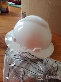 img 7 attached to Stay Safe On The Job With MSA Topgard Full Brim Hard Hat - Non-Slotted With Elevated Temperature Resistance