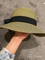 картинка 1 прикреплена к отзыву Packable Large Brim Straw Sun Hat For Women With UV Protection - Ideal Women'S Sun Hat For Outdoor Activities от Jonathan Partridge