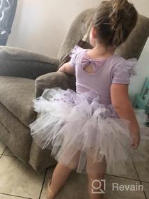 img 5 attached to Adorable MdnMd Ballerina Outfits: Ballet Tutu Leotard with Glitter Camisole Skirted Dress for Toddler Girls