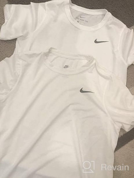 img 1 attached to 👕 Nike Youth Legend Short Sleeve Tee (YM, Black): Durable & Stylish Activewear for Young Athletes review by Wesley Bell