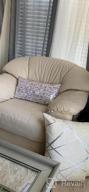 img 1 attached to Add Style To Your Sofa With Luxury 12X20 Lumbar Pillow Covers - Set Of 2 review by Alyssa Mansfield