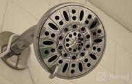img 1 attached to AquaDance High Pressure 6-Setting 4" Shower Head: Anti-Clog Jets, Tool-Free Install, USA Certified - Top U.S. Brand review by Daniel Casper