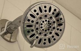 img 6 attached to AquaDance High Pressure 6-Setting 4" Shower Head: Anti-Clog Jets, Tool-Free Install, USA Certified - Top U.S. Brand